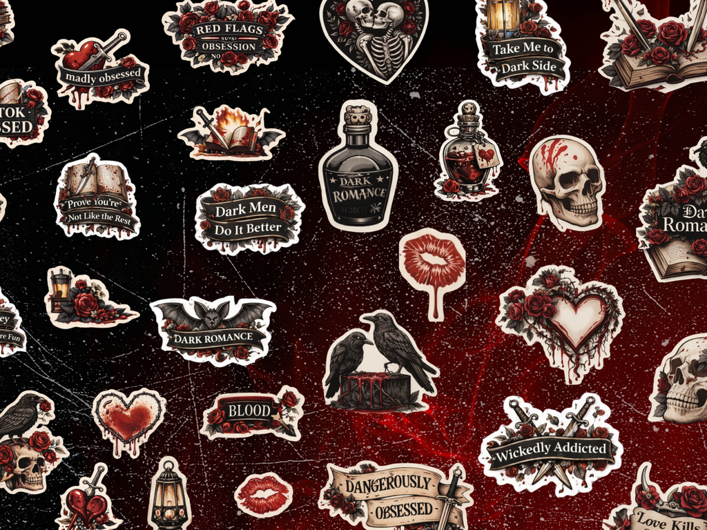 Dark Romance Sticker Pack