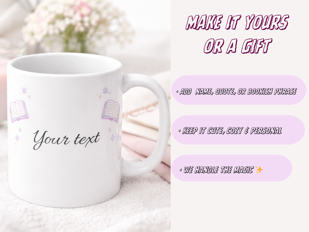 Fantasy Dragon Mug – Personalized Book Lover Gift