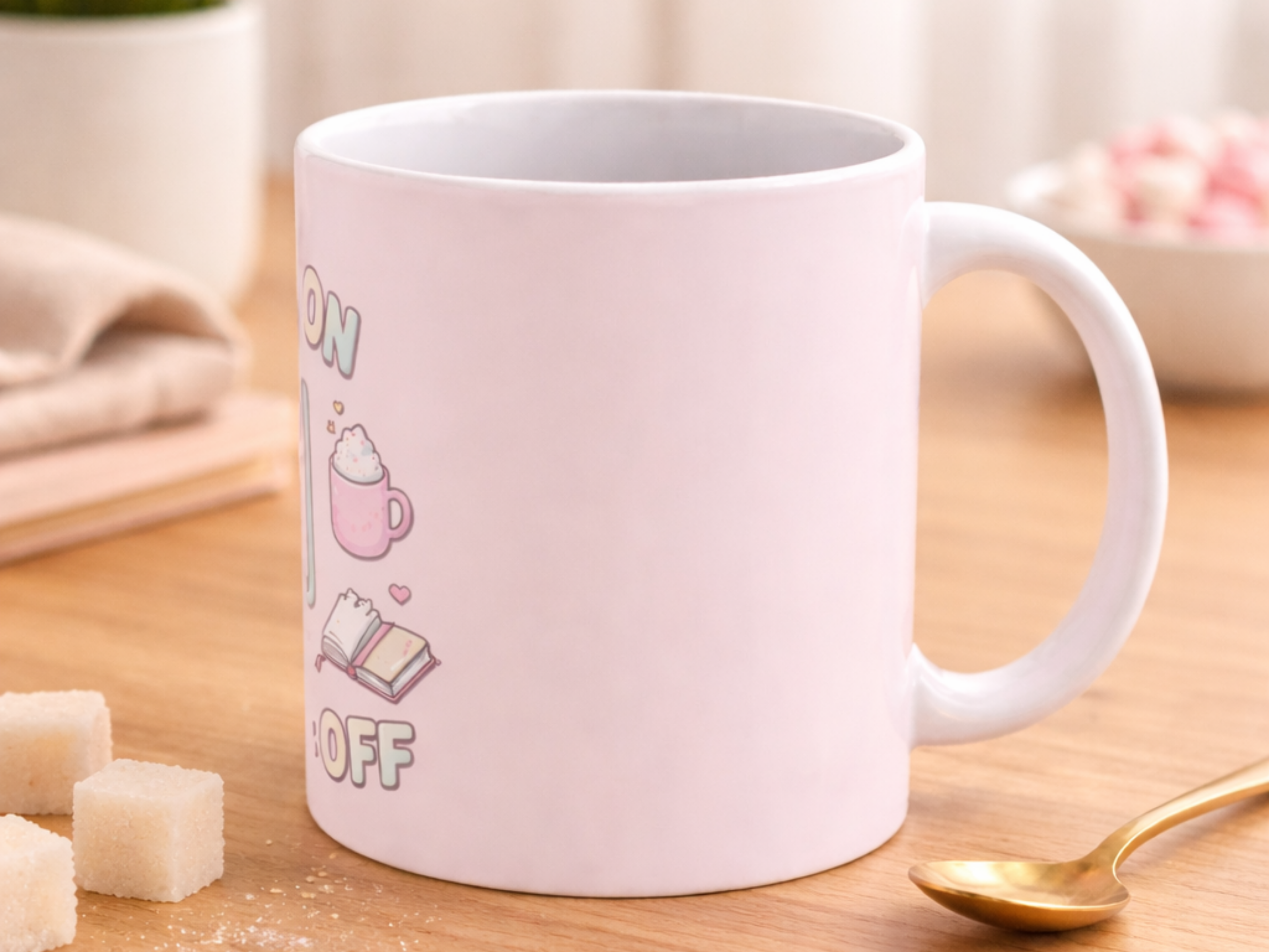 Book On World Off Mug