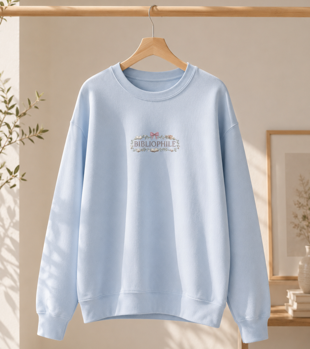 Bibliophile Aesthetic Crewneck