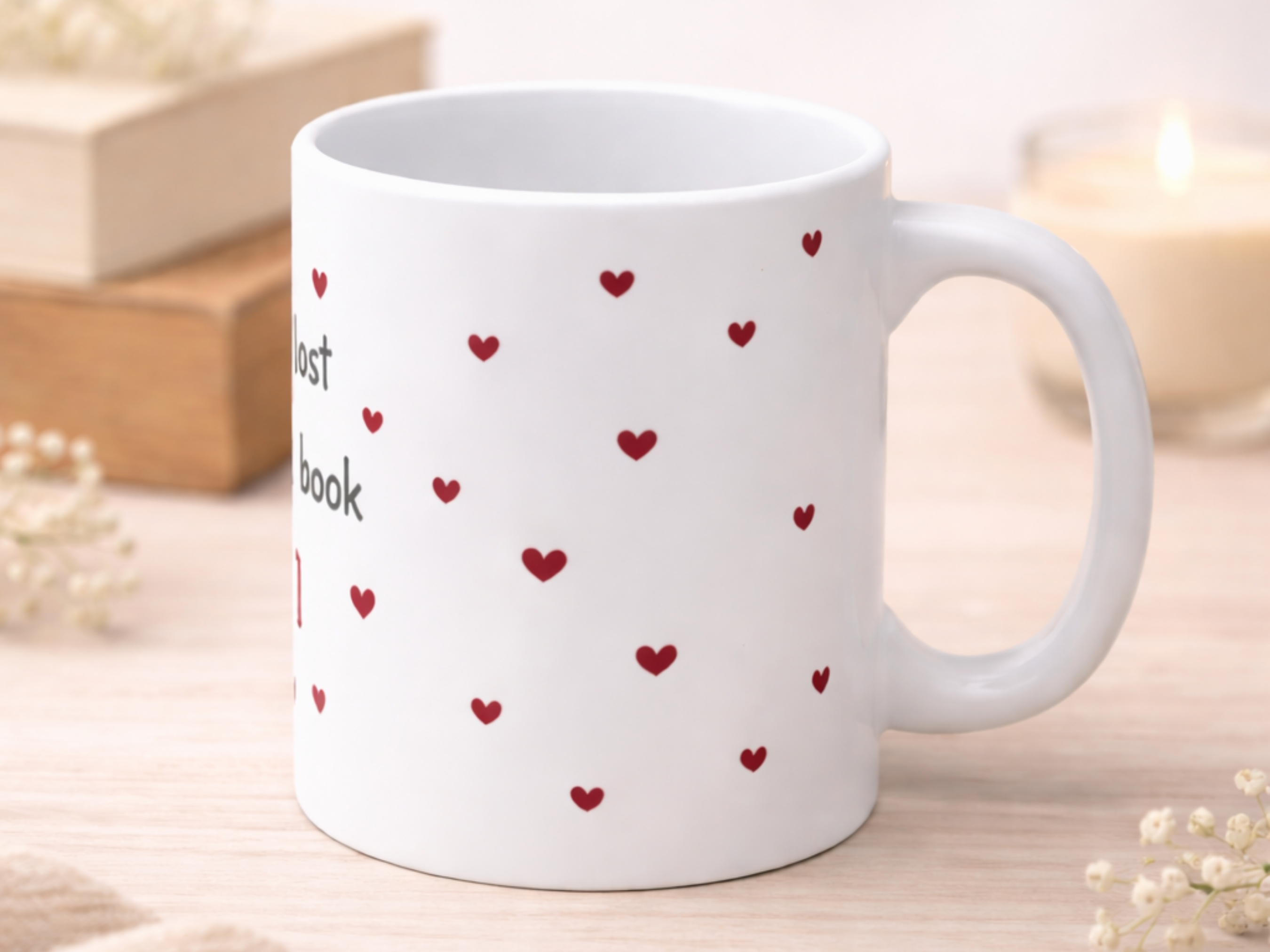 Happily Lost in a Good Book Mug – Cute Book Lover Gift
