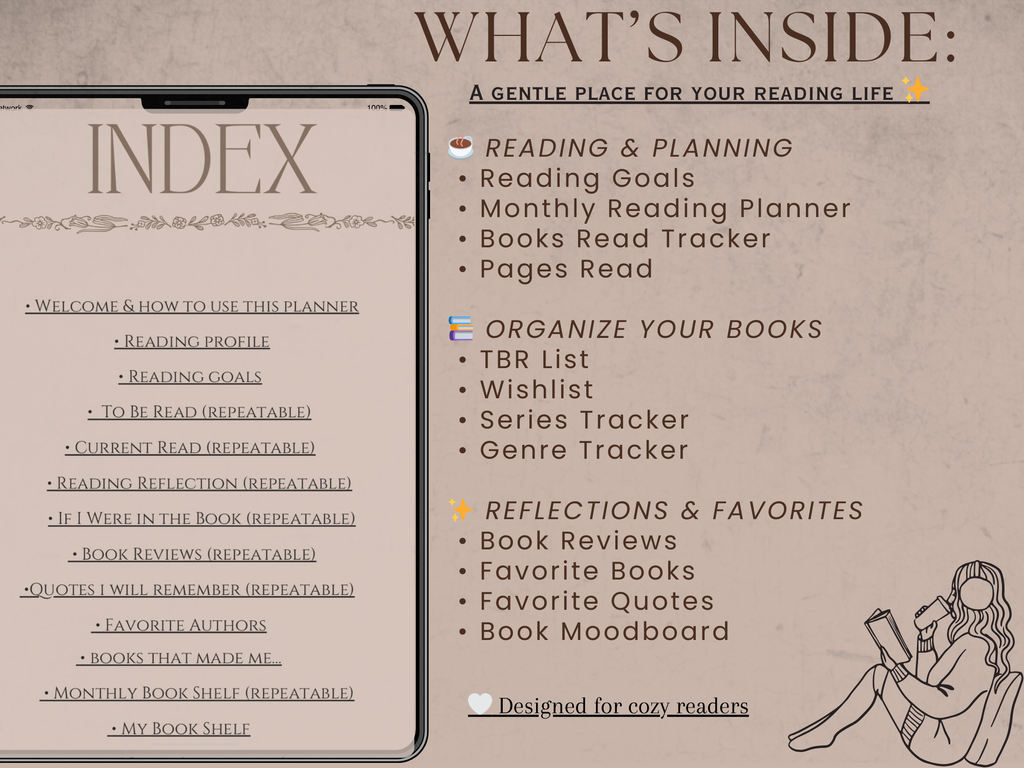 Cozy Book Journal 2026