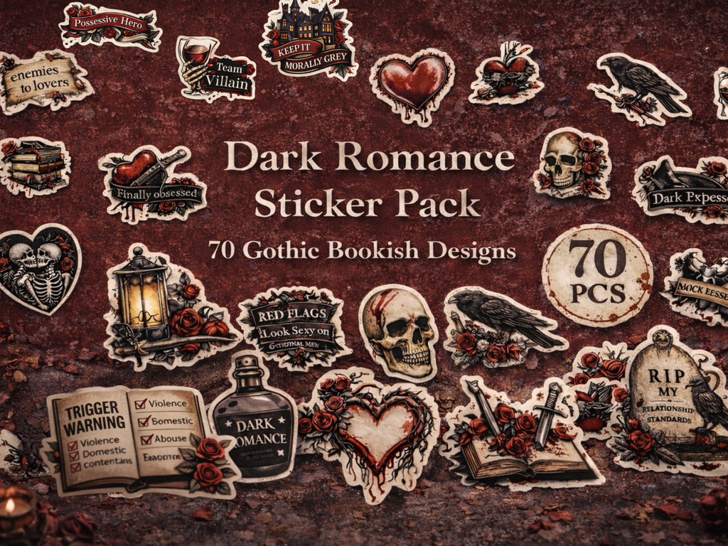 Dark Romance Sticker Pack