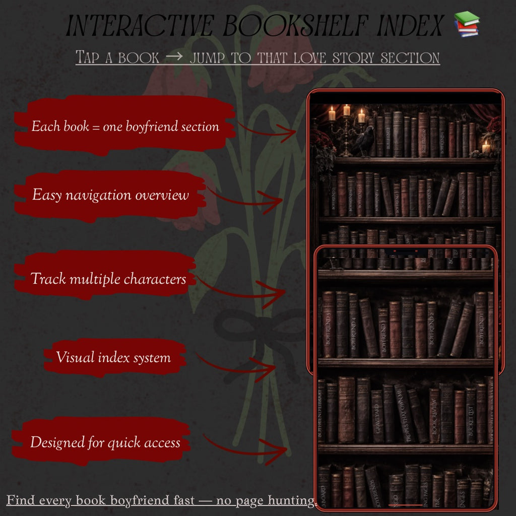 Dark Romance Book Boyfriend Journal