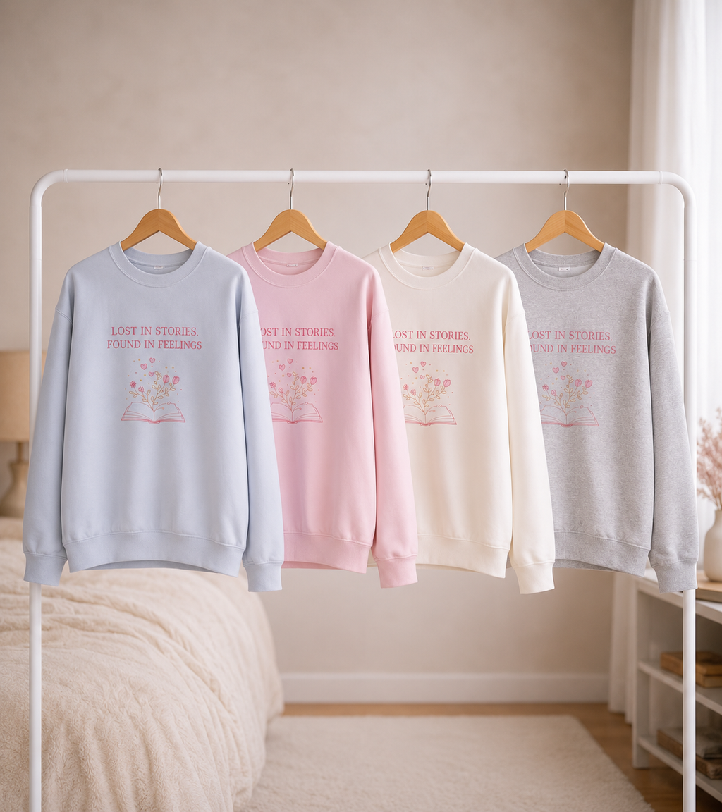 Lost in Stories Found in Feelings Crewneck