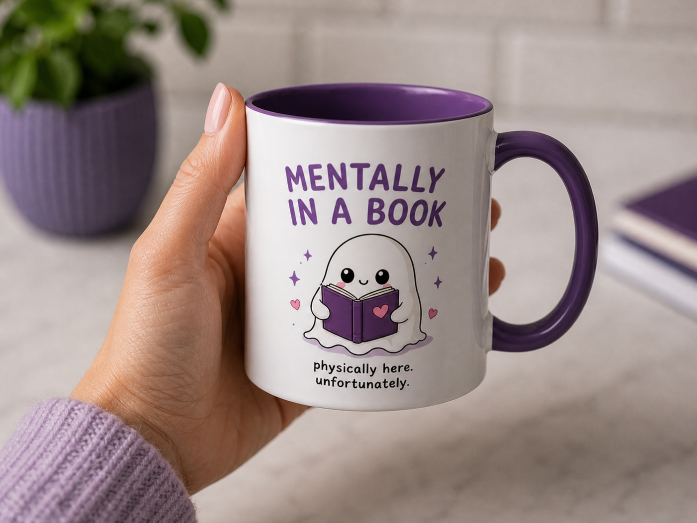 Mentally In A Book Mug