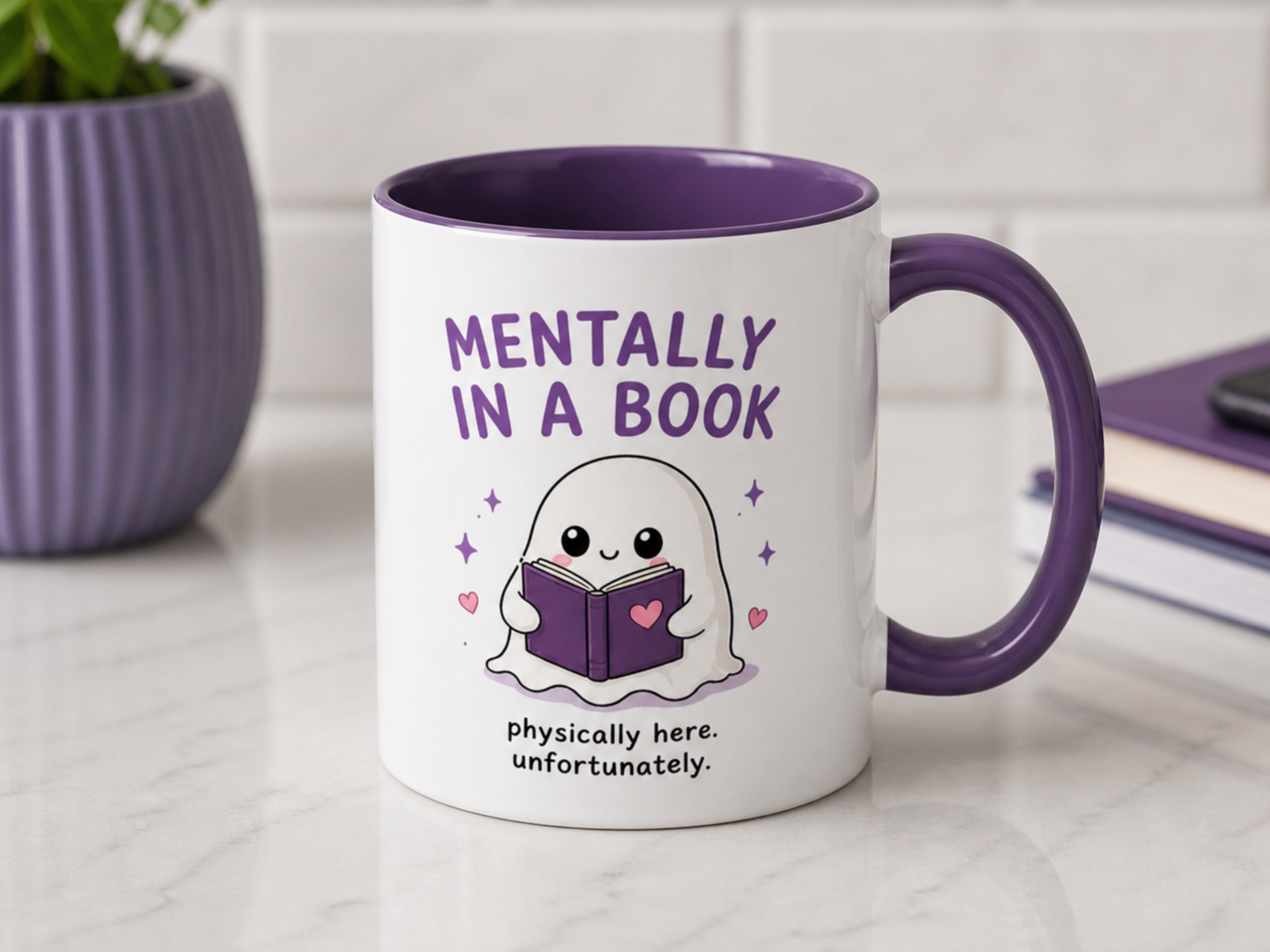 Mentally In A Book Mug