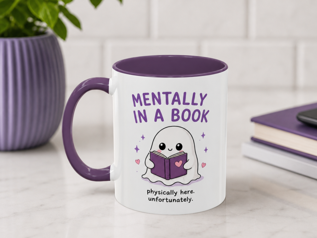Mentally In A Book Mug