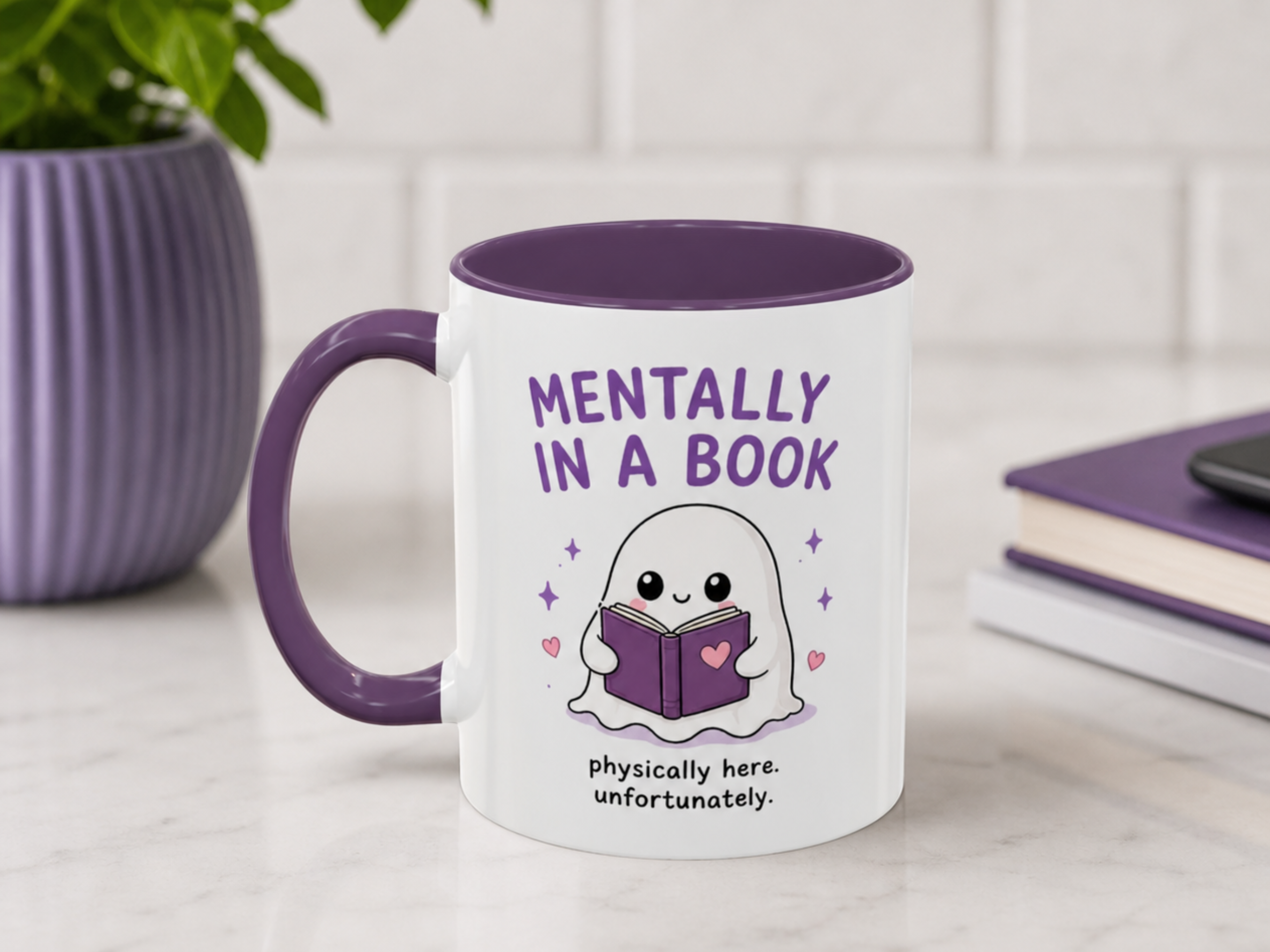 Mentally In A Book Mug