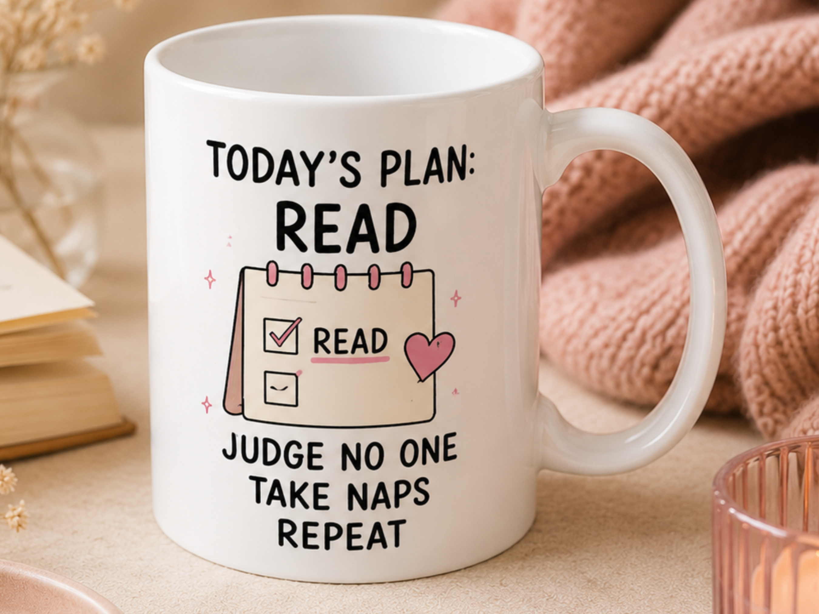 Today’s Plan Mug | Cozy Aesthetic Coffee Mug