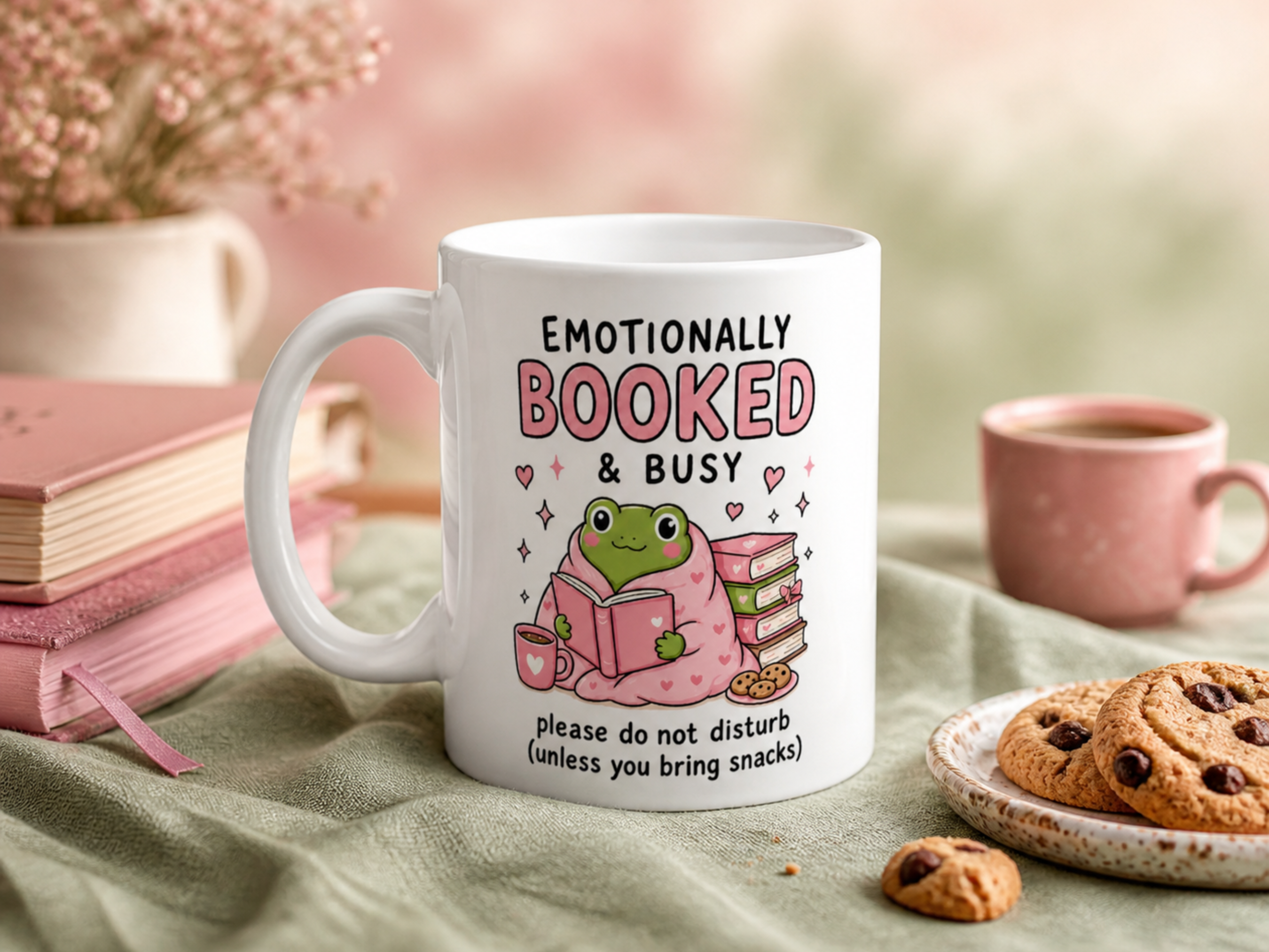 Emotionally Booked & Busy Mug