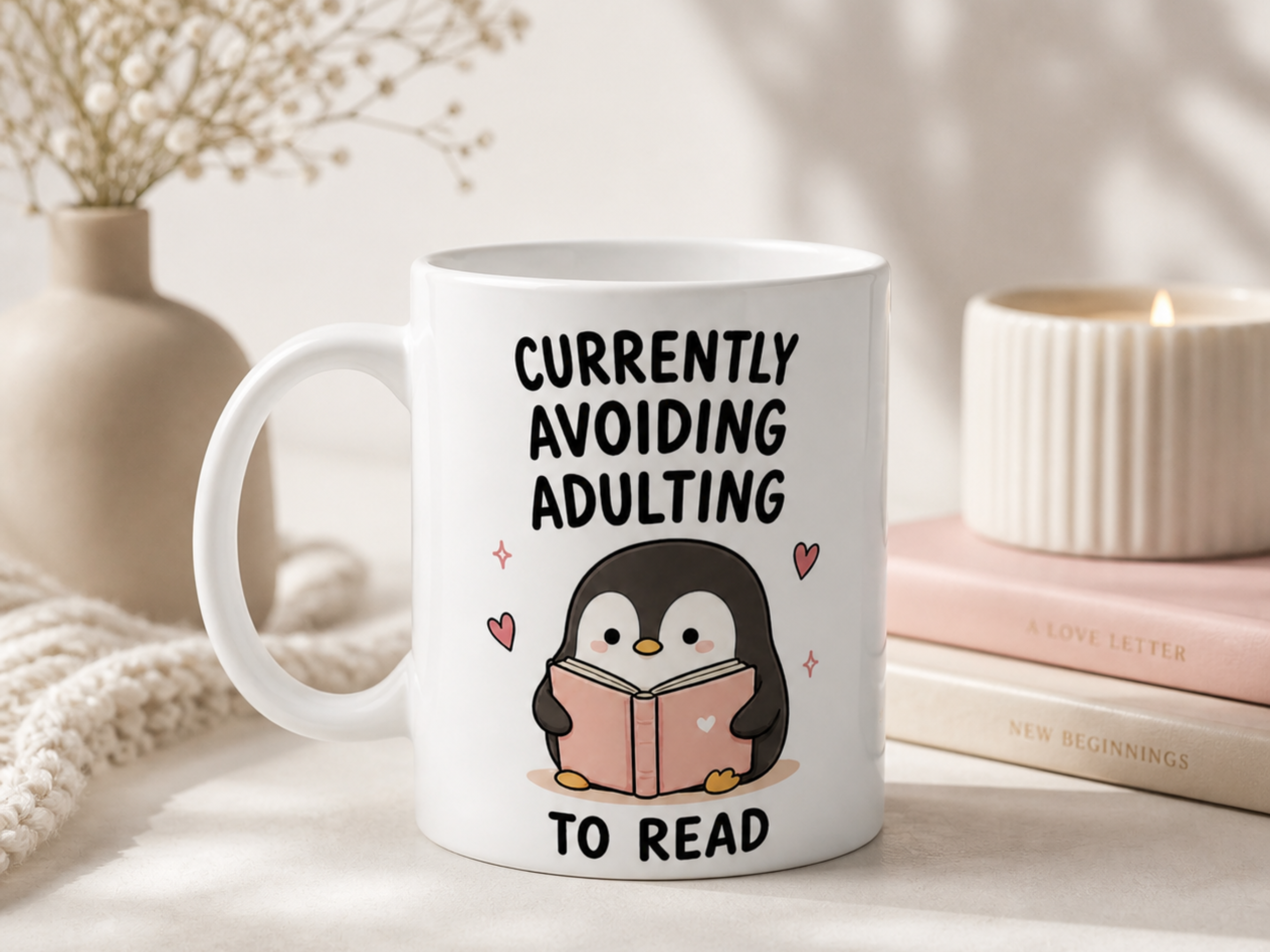Currently Avoiding Adulting Mug