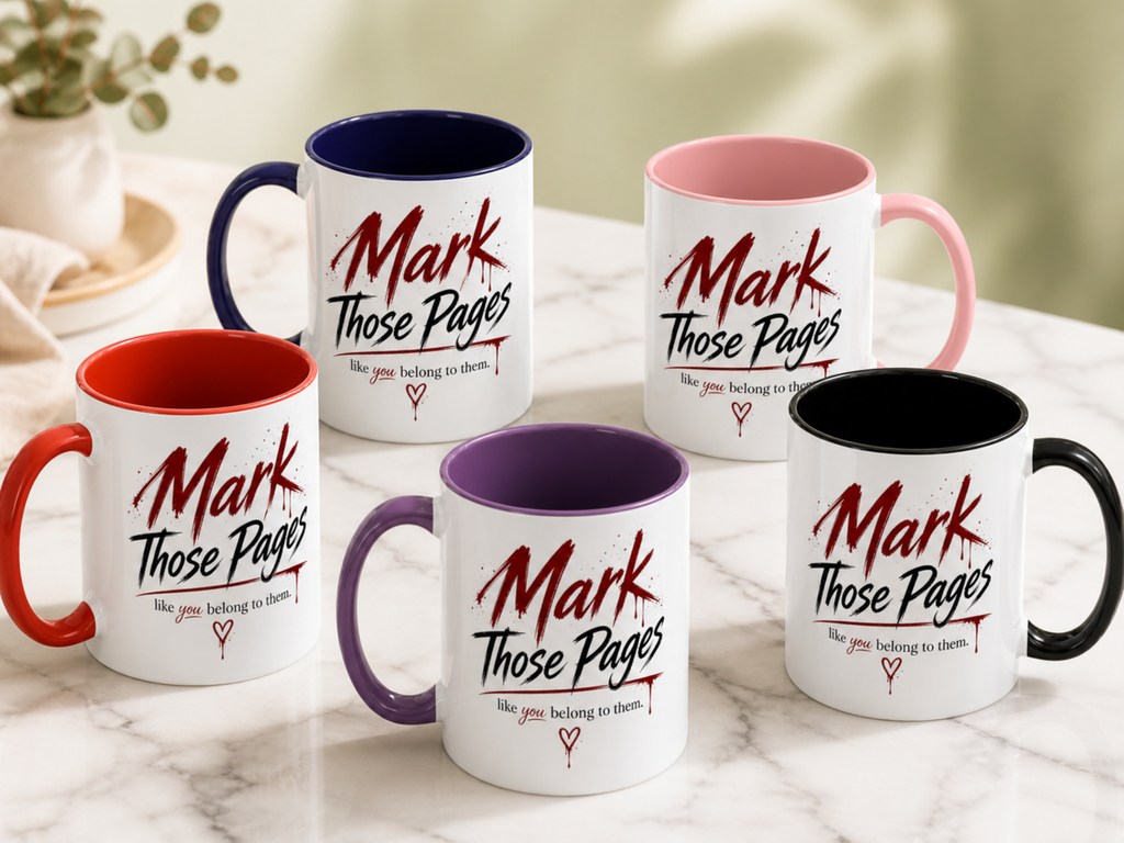 Dark Romance Mug – Gothic Book Lover Gift, Spicy Reader Cup