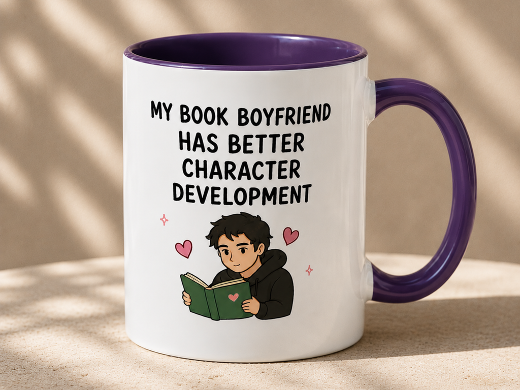 Book Boyfriend Mug | Reader Gift