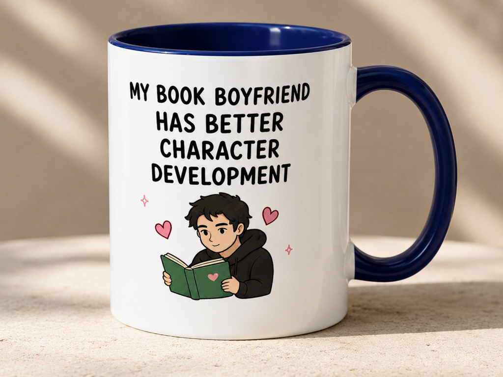 Book Boyfriend Mug | Reader Gift